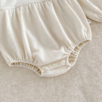 2PCS MILANCEL Frühling Baby Kleidung Spitze Kragen Säuglings Body Ein Stück Kleinkind Niedliche Prinzessin Outfit Kleidung für Neugeborene