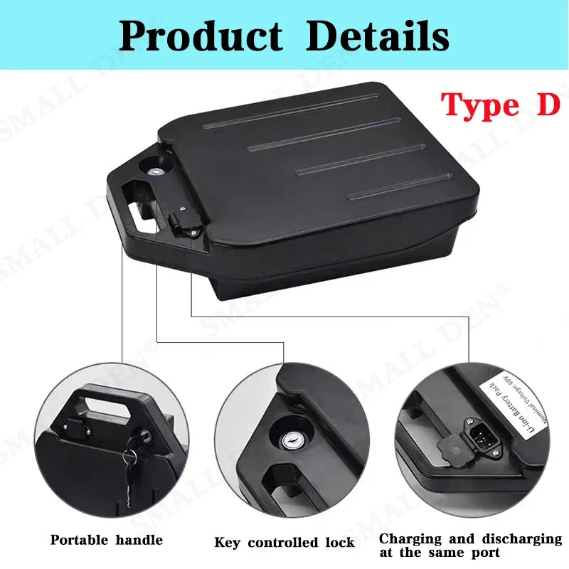 Harley battery 60V 12Ah 15Ah 18Ah 21Ah 24Ah Lithium cell pack Original With BMS For 1800W E-scooter motorcycle +67.2V 3A Charger.