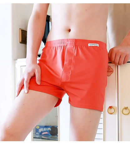 Herrenhöschen, Baumwolle, lockere Boxershorts, weiche, feuchtigkeitsableitende Jersey-Unterwäsche, Übergröße, Lounge, Sommer, Stretch, Schlaf, Pfeilhose