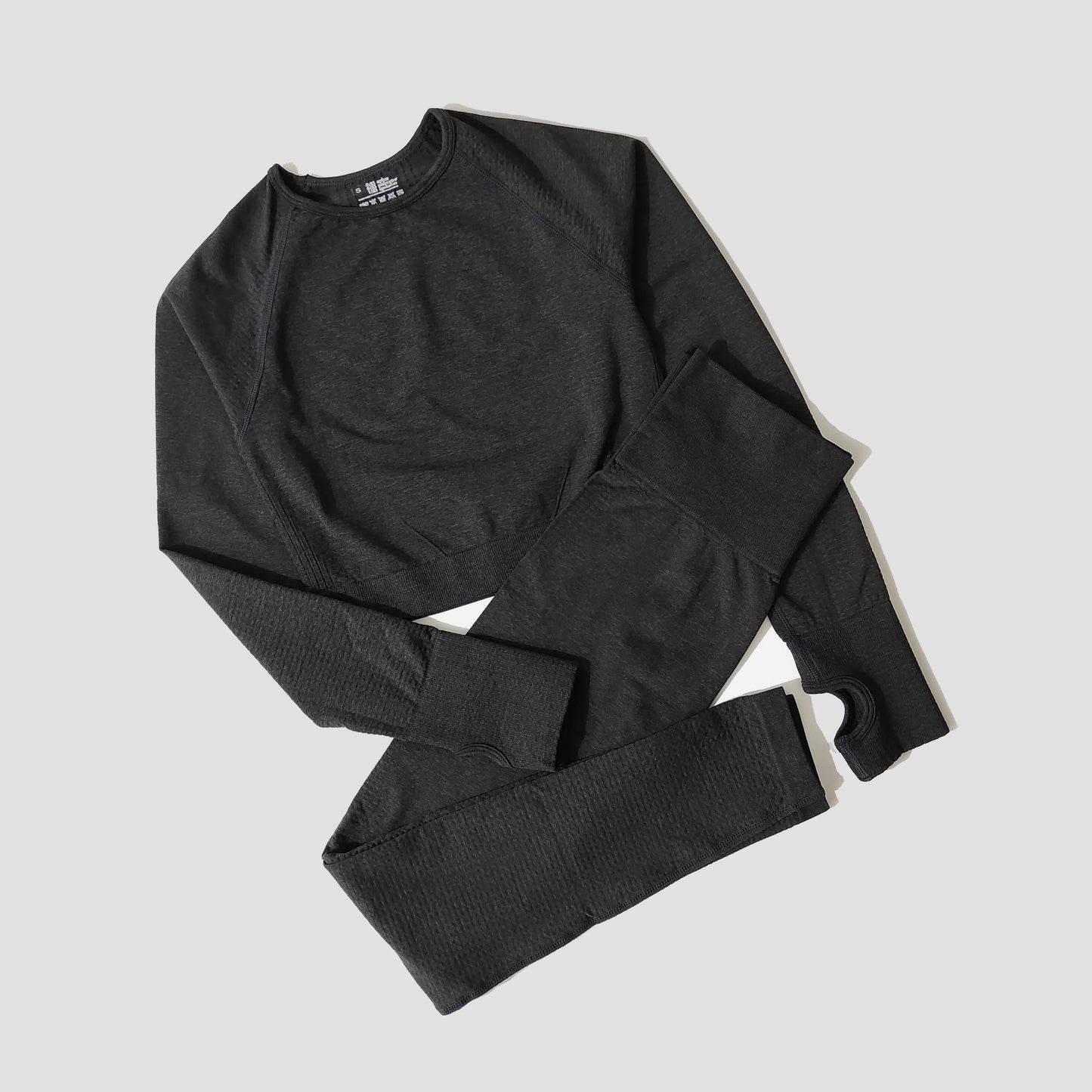 WAREBALL Women Seamless Yoga Set Gym Clothing Fitness High Waist Leggings Crop Top Shirts Sport Suits Workout Pants Active Wear.