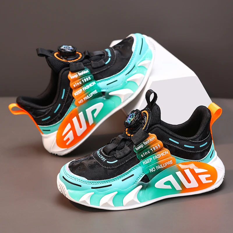 Autumn New Design Children Sneaker Boy Sports Shoes Fashion 4 To 12 Years Kids School Tennis Shoes Boy Casual Sneaker.