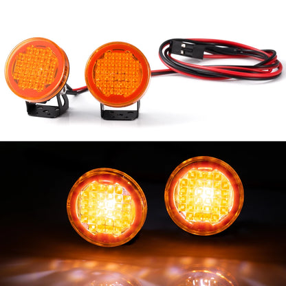 AXSPEED 1Set LED Lights Headlights Spotlight for TRX-4 TRX-6 Axial SCX10 90046 Wraith 1/10 RC Car Decoration Parts Accessories