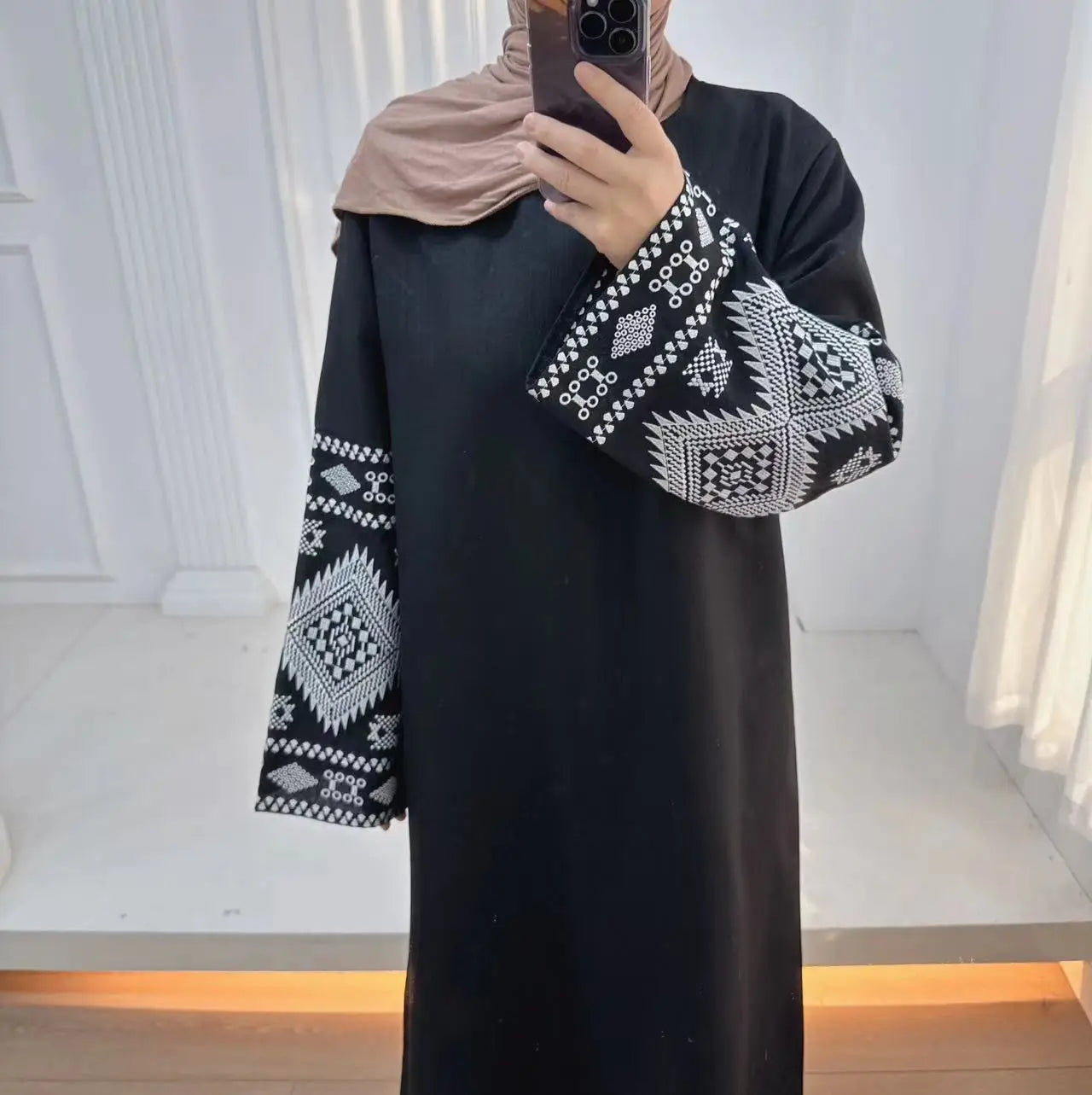 Eid Muslim Abaya for Women Party Embroidery Dresses Kaftan Arab Long Robe Islam Ramadan Dubai Abayas Vestidos Morocco Jalabiya.