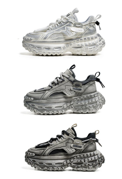 New Summer Outdoor Men's Casual Thick Bottom Sneaker Shoes for Men Sports Breathable Mans Popular Loafers Model Male Sneakers.