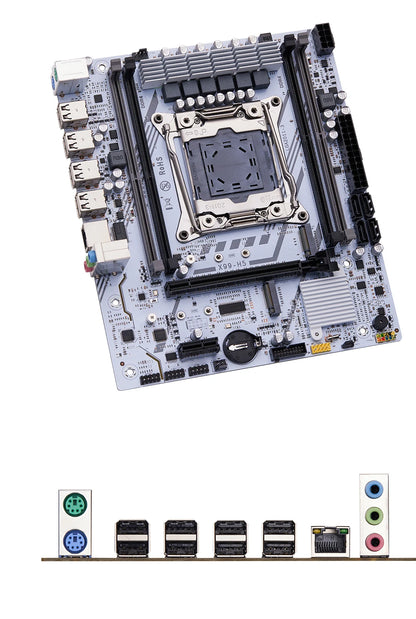 QIYIDA X99 Motherboard Set Kit Xeon LGA2011-3 E5 2680 V4 2x8gb=16GB DDR4 SATA PCI3.0 NVME M.2 X99H5 Gaming Computer.