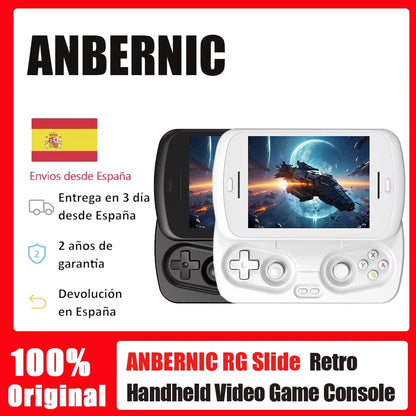 ANBERNIC RG Slide Portable Game Console 4.7-inch LTPS Transparent Display Screen 1280*960 Resolution Classic Video Game Player.