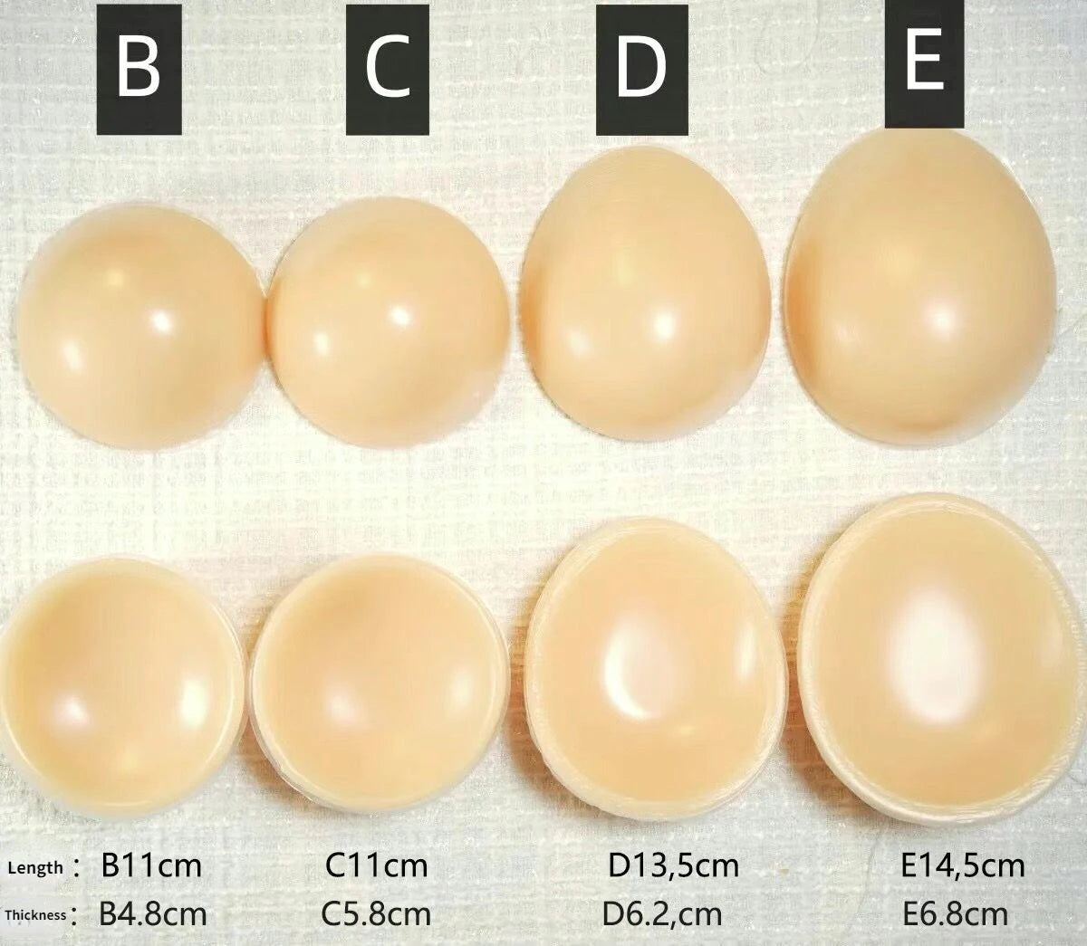 Woman Sexy Fake Chest Active Bra One-Piece Falsies Cosplay Gay Sissy Underwear Convertible Straps Plus Silicone Wire Free Pad.