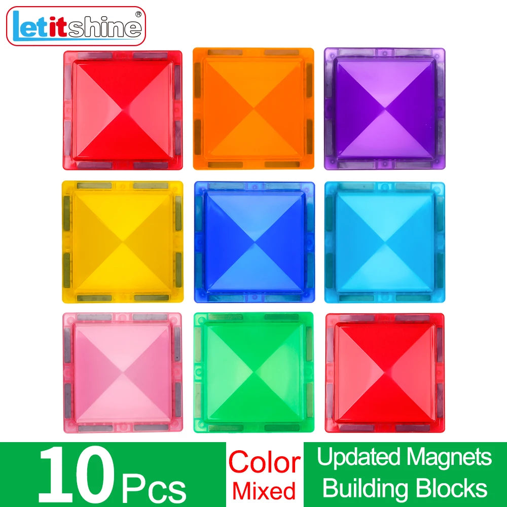 Montessori Magnetic Toys Education Stem Developmental Building Blocks Magnet Tiles Construction Bricks Kids Baby Boy Puzzle Game.