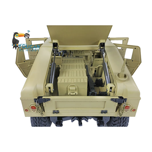 HG P408 1/10 Scale RC U.S. Military Truck 4*4 Crawler Off-road Car Vehicle Model 2Speed ESC Motor Radio Control Toys TH15070.