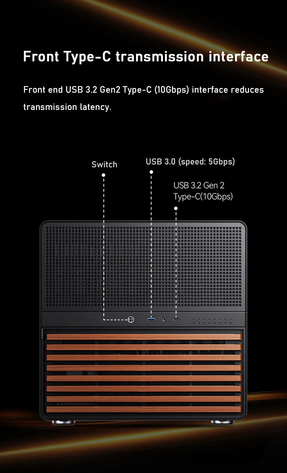 Jonsbo N5 NAS Computer Chassis ITX/M-ATX/ATX/E-ATX PC Case 12+4 Hard Disk Space ATX Power Supply With Fan Aluminum Desktop Case