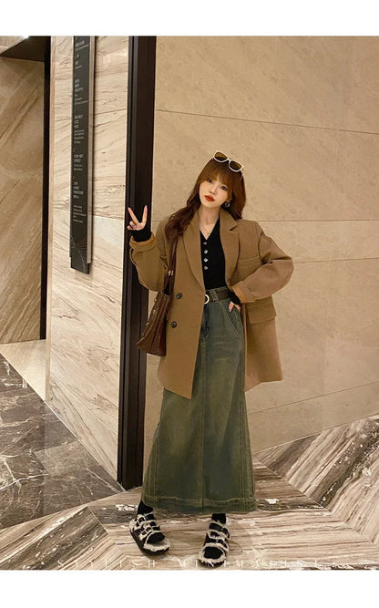 2023 herbst Winter Frauen Pullover Beiläufige Dünne Taste Gestrickte Pullover Pullover Femme Grundlegende Solide Jersey Tops Mode Kleidung