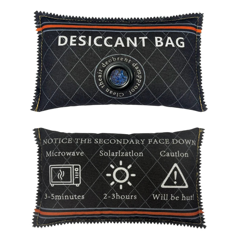 Car Dehumidifier Dehumidifier Bag Desiccant Desiccant Pack Reusable Silicone Moisture Absorbent Pack Household Car Multifunction.