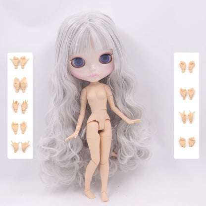 ICY DBS Blyth Doll 1/6 Joint Body 30CM BJD toys Natural shiny face with extra hands AB DIY Fashion Dolls girl gift