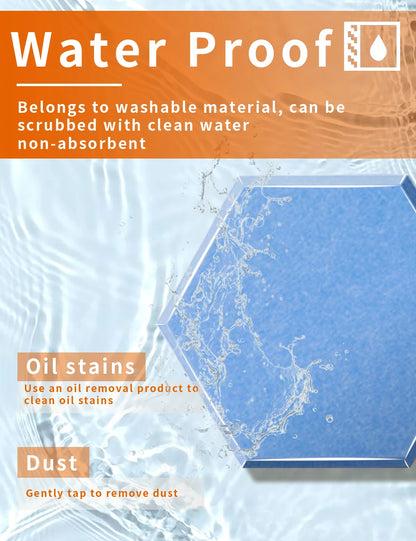 TOUO Acoustic Panels 6-18pc Noise Treatment Insulation Soundproofing Home Studio High Density Soundproof Wall Decor Bedroom