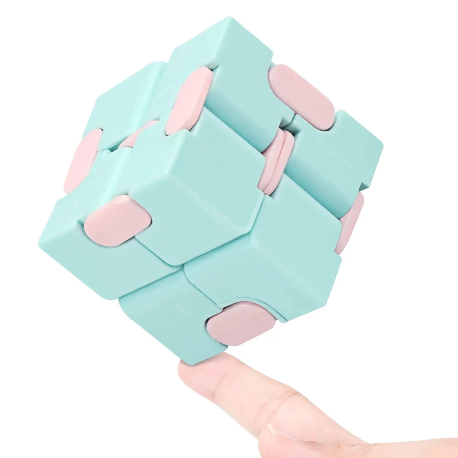 Infinity Cube Fidget Sensory Toy Mini Puzzle Cube Toy Stress Anxiety Relief Magic Puzzle Flip Toy for ADHD Autistic Kids Adult.