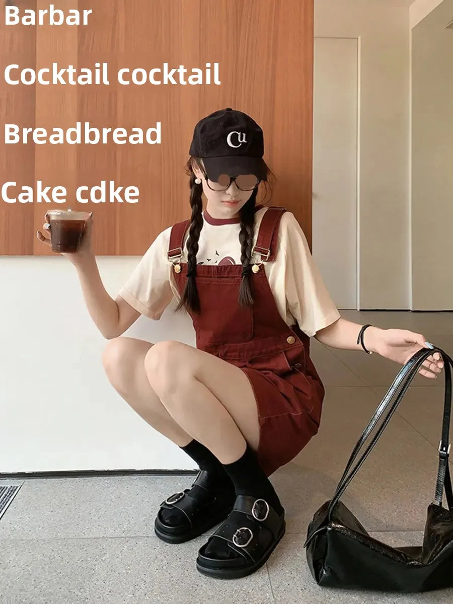 MeiYang Jamsuit Adjustable Shoulder Strap Jumpsuit Long/Short Pants Youthful Spunky One-Piece Overalls Chinese Brand Women's Clo.