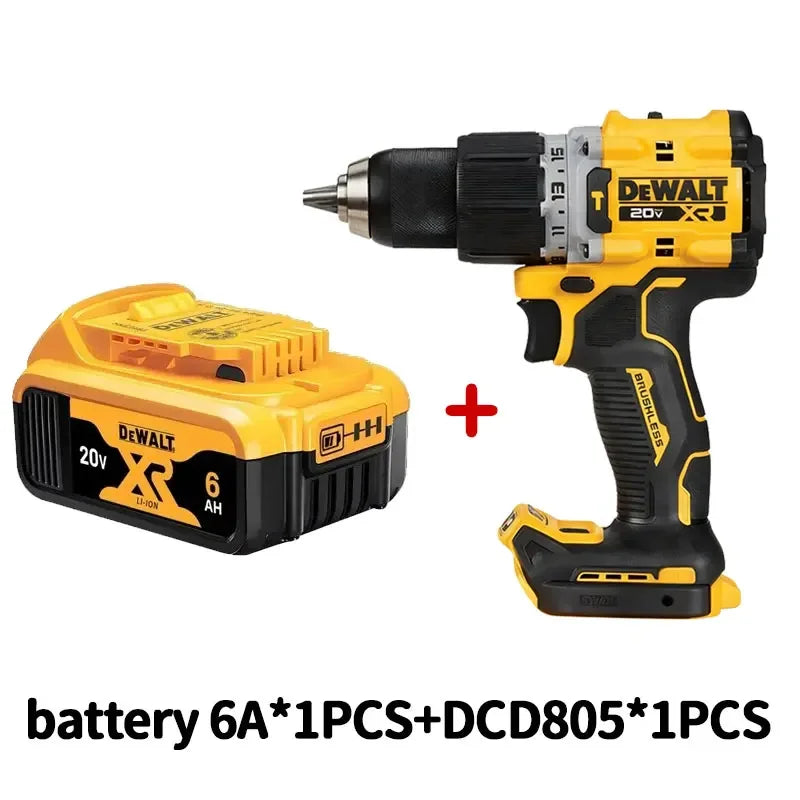 DEWALT DCD805 20V Elektrowerkzeuge Bürstenloser Schlagbohrschrauber Akku-Elektroschrauber Multifunktions-Handbohrmaschine