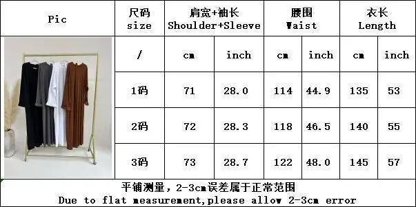 Saudi Arab Turkish Autumn Winter Knitted Dress For Women Jalabiyat Solid Comfortable Belted Casual Muslim Ramadan Robe.