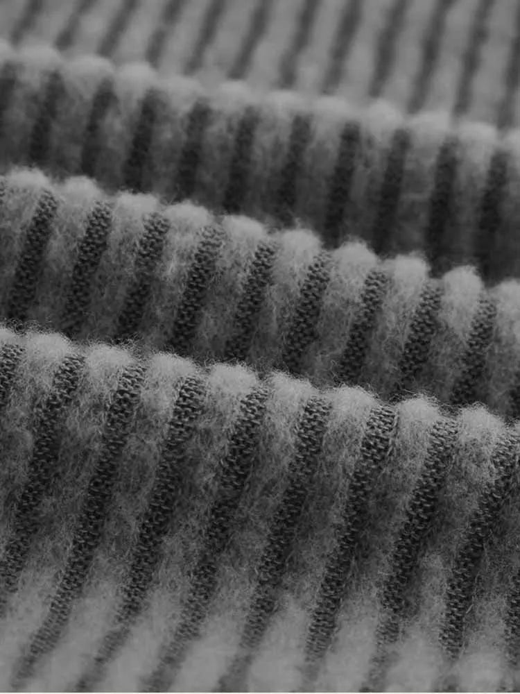 Women Solid Autumn Winter Grunge Asymmetrical Neck Rib-knit Tee Strapless Blouse Long Sleeve Casual Sweater Handkerchief Hem.