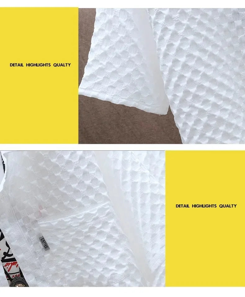 Casual Thin Sports Two-piece Set 2024 Summer Ice Silk Suit Men's Trendy Short Sleeve T-shirt Shorts One Set.