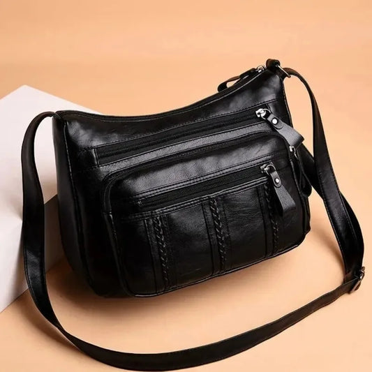 2025 New Large Capacity Middle aged Women's Bag Multi layer Lightweight Mother Bag Crossbody Bag Elderly Bag Shoulder Bag.