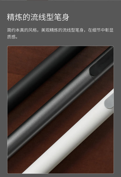 KACO Gelschreiber, Press-Signaturstift, Schreibwaren, Metall-Stiftclip, 0,5 mm, schwarze Tinte, schnell trocknend, großes Fassungsvermögen, 800 m, glattes Schreiben.