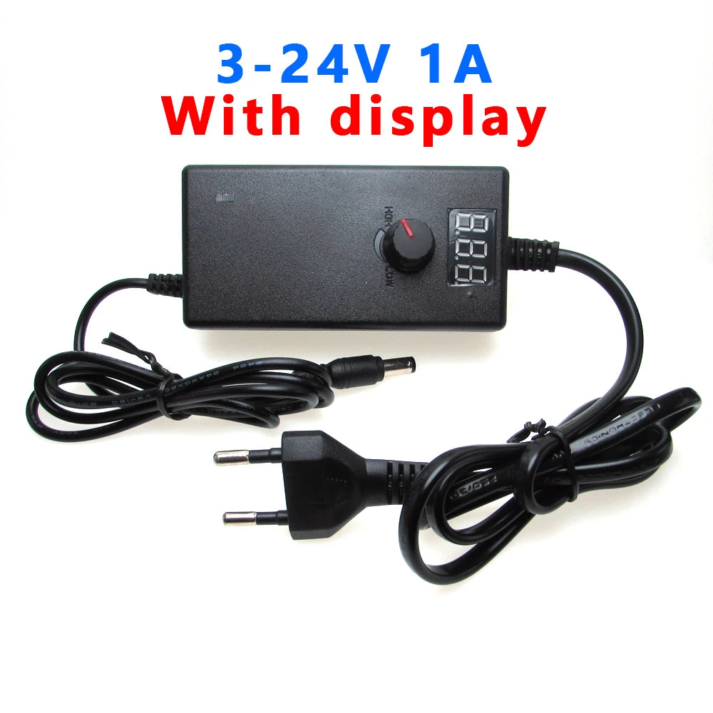 AC DC Adjustable Power Supply 3V 5V 6V 9V 12V 15V 18V 24V 1A 2A 5A AC/DC Switching Power Supply Adapter 220V To 12V 24V 12 24 V