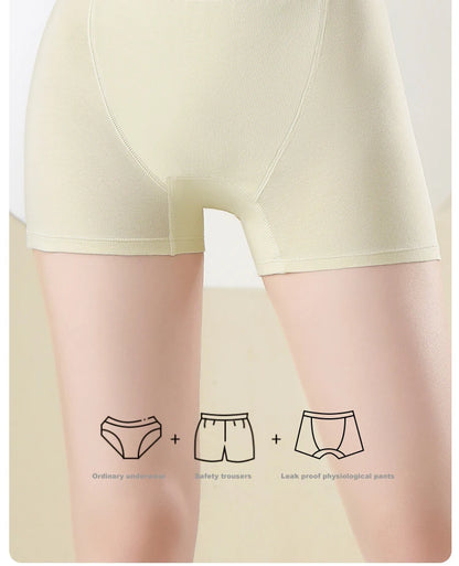 1pcs Cotton Women's Menstrual Panties Physiological Pants Leak Proof Underwear Ladies Period Panty High Waist Safety Briefs.