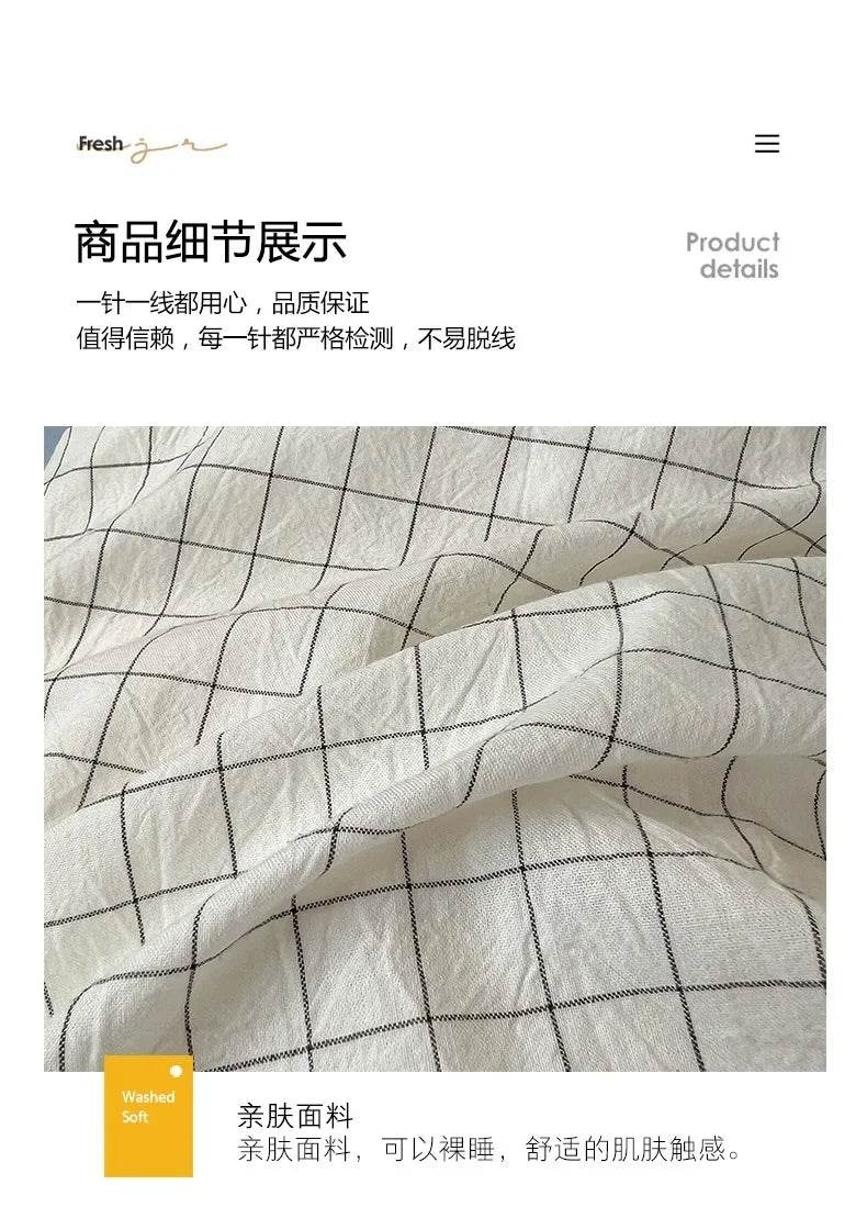 Home Quality Bedding Set Soft Cotton Duvet Cover Pillowcase Flat Sheet 3pcs Set Home Textiles Bedding Adjustable 0.9-1.2m Bed 이불.