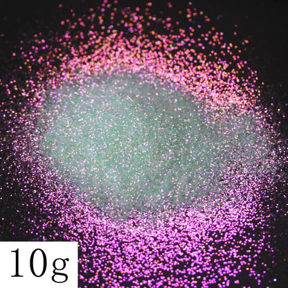 Ultra Fine Colorful Spark - Solvent Resistant White Iridescent Glitter -  - 015 Size, 0.5 mm