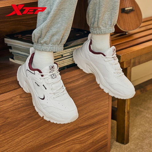 Xtep Cotton Shoes For Women 2024 Winter Warm Soft Sports Shoes Trendy Retro Durability Comfortable Sneakers 876418370026.