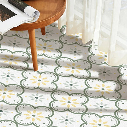 1pc/10pcs Floor Tile Sticker Self Adhesive Floor Sticker Vinyl Non-slip Floor Tile Sticker Wall Sticker Waterproof 20cm x 20cm