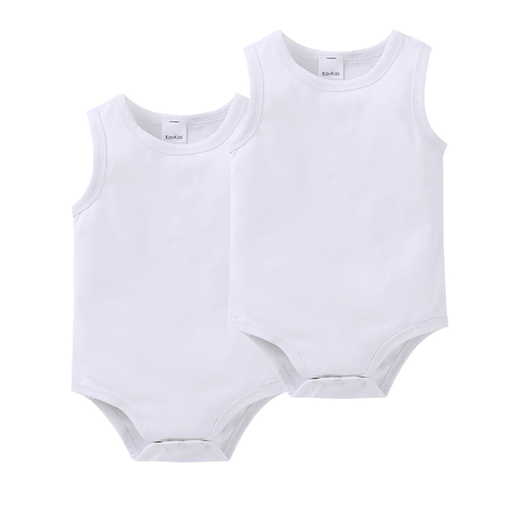 2025 Kleinkind Baby Mädchen Jungen Body 100 % Baumwolle 1 Stück 2 Stück 3 Stück Sling Weste Design Neugeborene Kleidung.