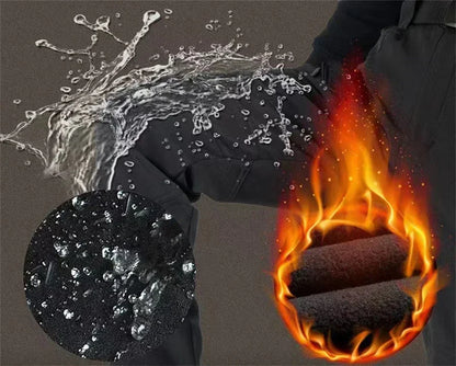 Winter autumn fleece warm waterproof suit men's jacket tactical outdoor hiking fishing camping sportswear jacket.