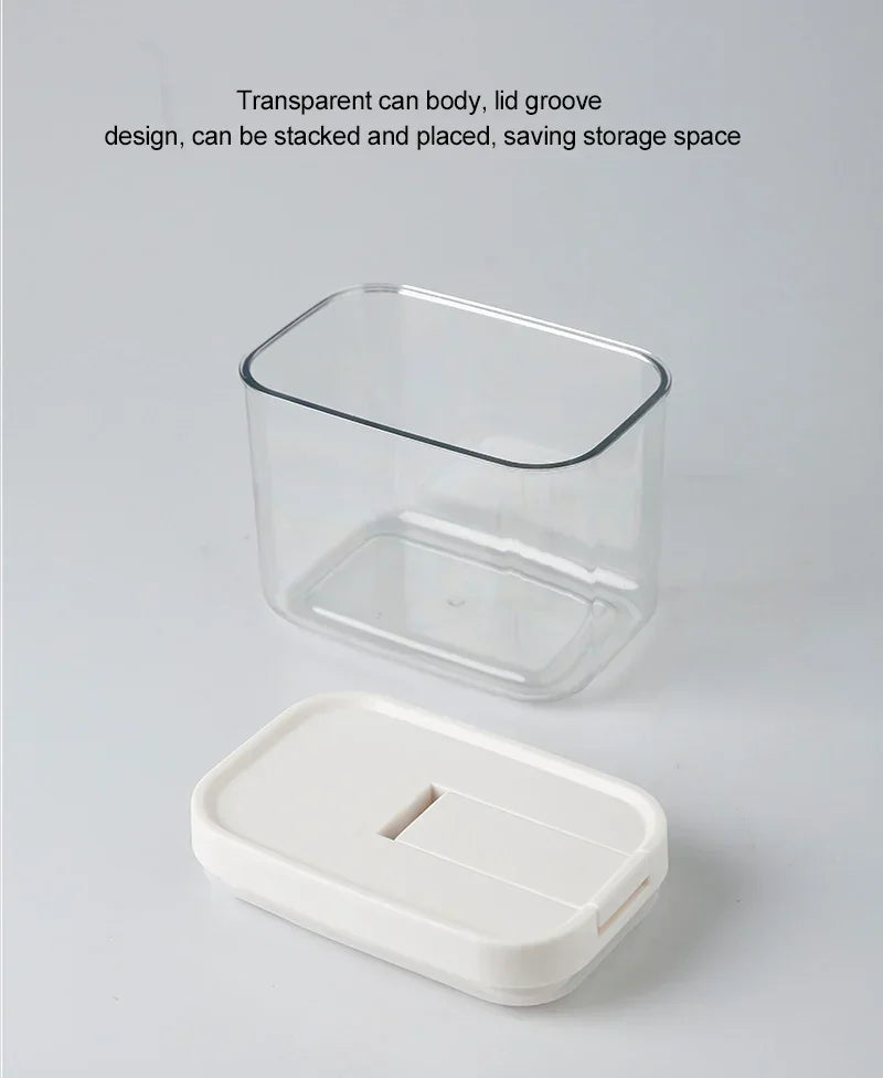 Pasta Storage Box Transparent Plastic Grain Seal Tank Spaghetti Storage Container Moisture-Proof Snack Jar Kitchen Food Tank.