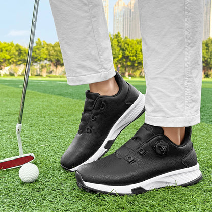 2025 New Men's and Women's Golf Shoes Outdoor Professional Training Golf Nailless Anti Slip Leisure Walking Shoes.