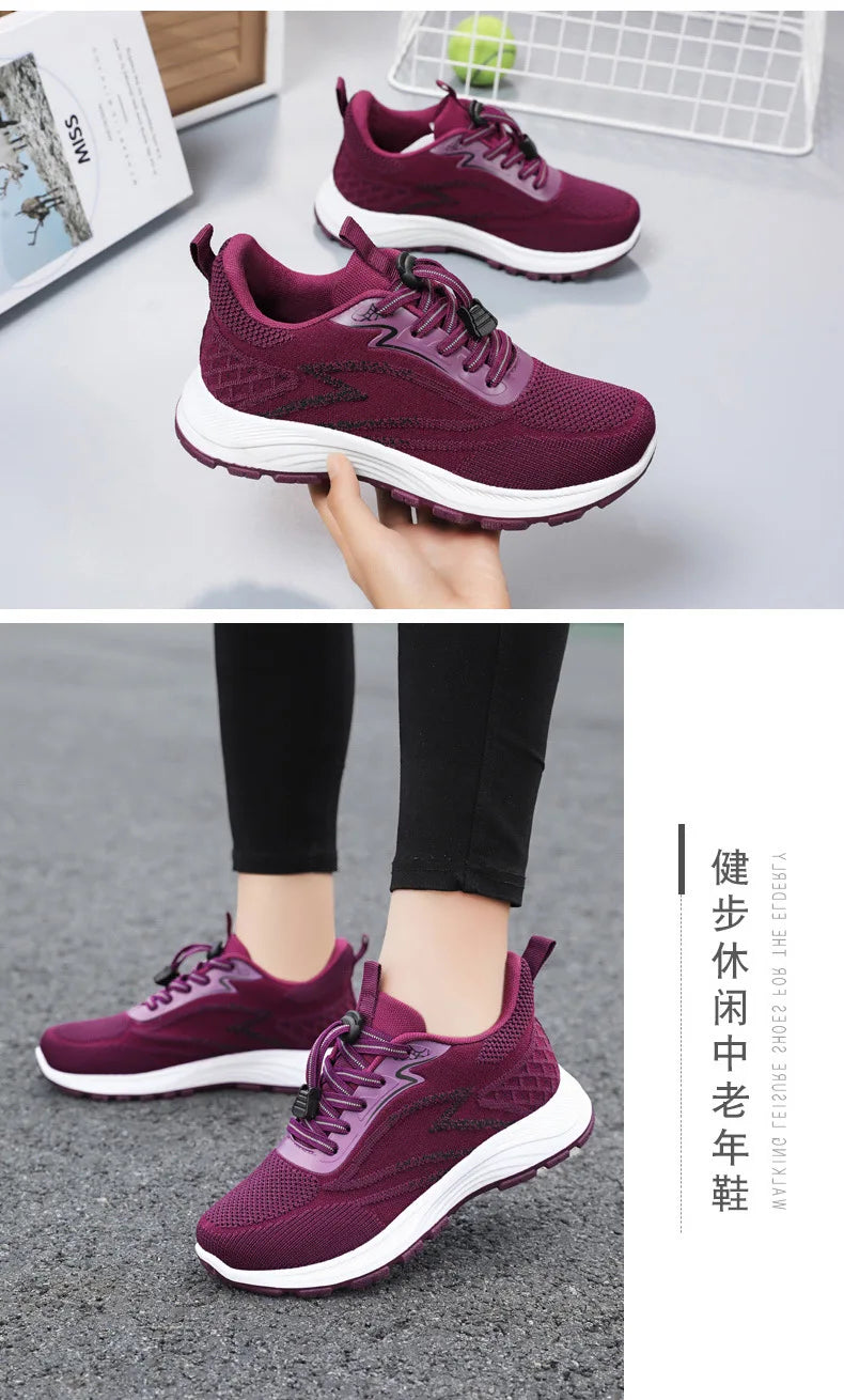 2025 Spring Women's Casual Sports Shoes Breathable and Comfortable Outdoor High Quality Single Shoes Trendy Women's Shoes