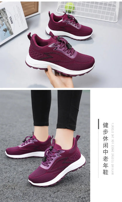 2025 Spring Women's Casual Sports Shoes Breathable and Comfortable Outdoor High Quality Single Shoes Trendy Women's Shoes