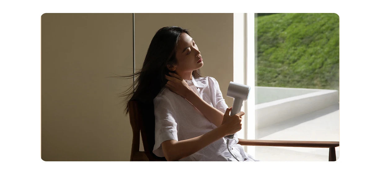 XIAOMI MIJIA High Speed Hair Dryer H501 Negative Ion Hair Care 110000 Rpm Dry 220V CN Version (With EU Adapter) 62m/s wind speed.