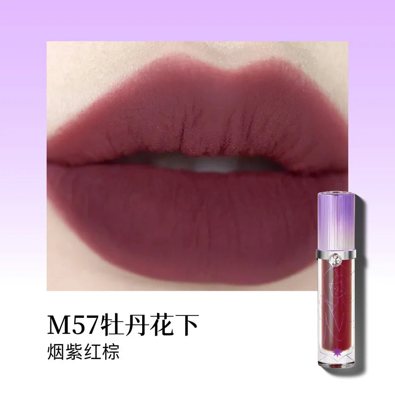 Girlcult Matte Nude Lipstick Velvet Cosmetic Long Lasting Waterproof Non-Stick Cup Lip Glaze Lip Makeup Gift for Girls and Women
