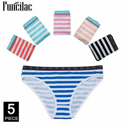 Women's cotton panties Girl Briefs Ms. cotton underwear bikini underwear sexy Ladies Briefs Free shipping 5 Pcs/set.