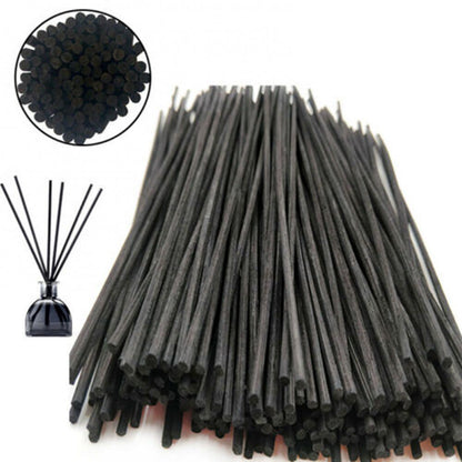 100Pcs Reed Diffuser Sticks Wooden Rattan Fiber Fragrance Decor Replacement Rod.