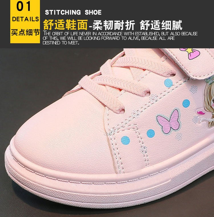 zapatillas Kid Shoe Kid Casual Shoe Spring 2023 New Kid sneakers Shoes Leather Upper Girl Shoe Kid Small White Shoes Board Shoes.