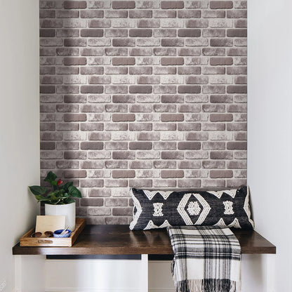 10 Pcs 3D Wall Panels Peel and Stick, 3D Brick Wall Stickers, Adhesive Tile Backsplash Kitchen, Bathroom Decoration
