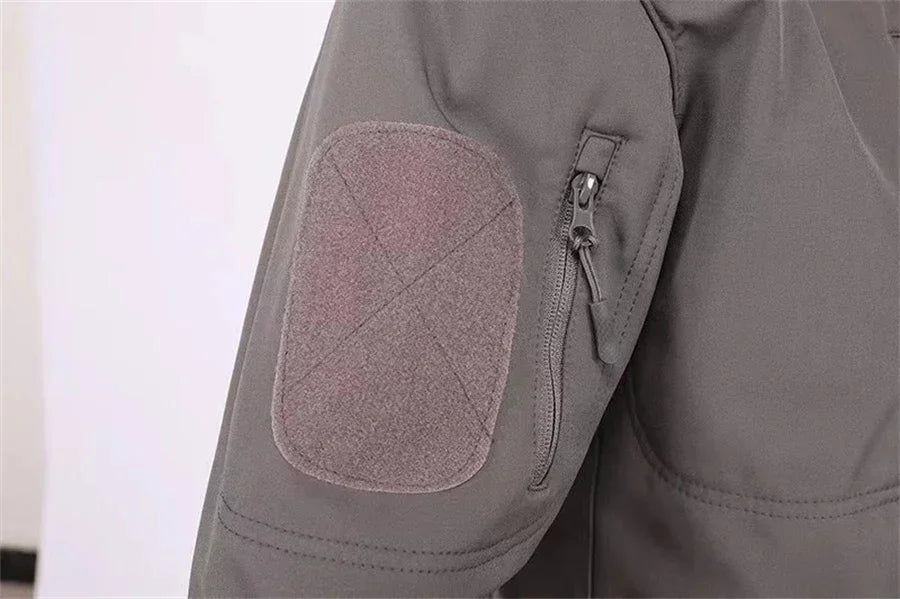 Winter autumn fleece warm waterproof suit men's jacket tactical outdoor hiking fishing camping sportswear jacket