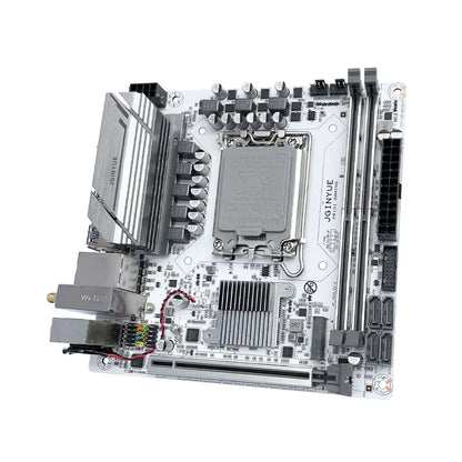 JGINYUE H610 Motherboard LGA1700 Support Intel Core i3/i5/i7/i9 12th 13th Processor Dual channel DDR4 Memory H610i GAMiNG.
