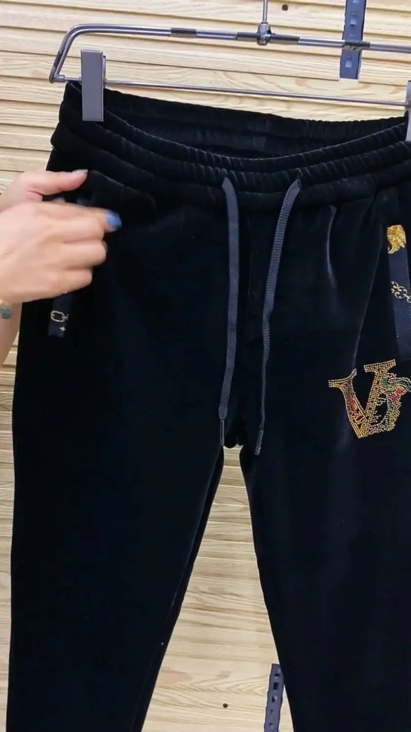 Men's autumn casual two-piece set, new coat, pants, fashionable youth suit..