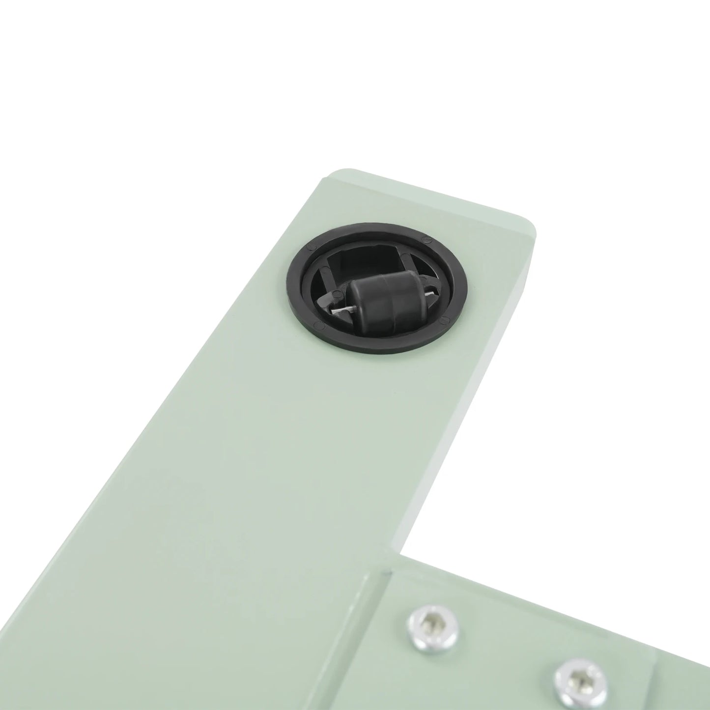 Mobiler Stehschreibtisch mit Tablettplatte, höhenverstellbar, 26–41 Zoll, drehbar, 40 kg belastbar, versteckte Räder für Home-Office-Laptops