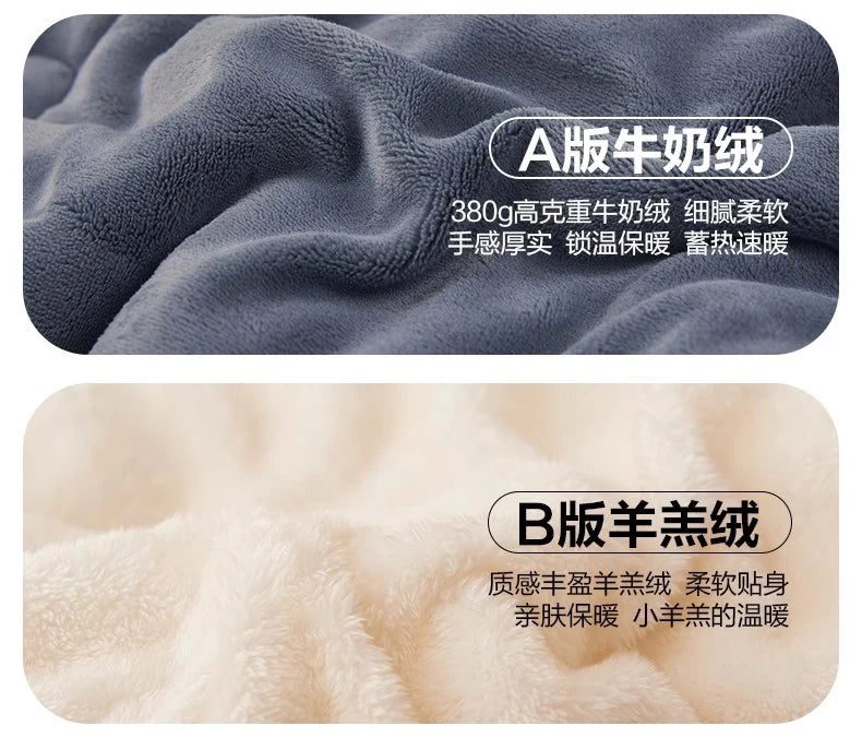 Lamb wool  - et winter thickened quilt super warm 5kg thick comforter winter spring autumn single double milk velvet  - et.