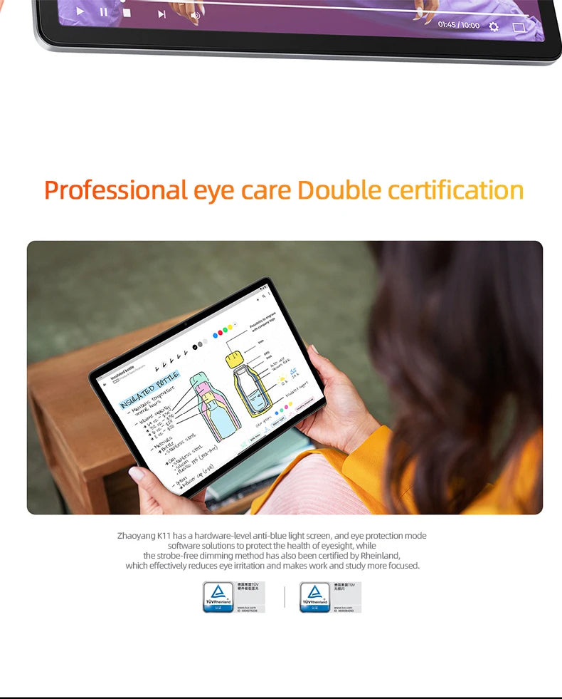 Lenovo K11/plus TB352FC Global Firmware Tablet Global Version 6G+128G WIFI Version Tablet 8600mAh 11.5'' 90Hz 400nits Tablet.